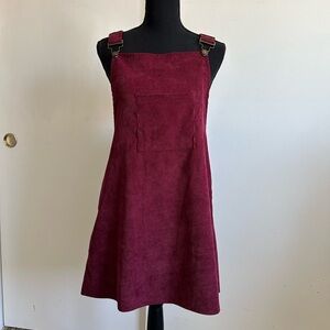 CORDUROY OVERALL DRESS